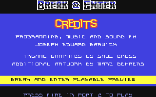 C64 GameBase Break_&_Enter_-_A_Crazy_Thief_Game_[Preview] (Preview) 2019